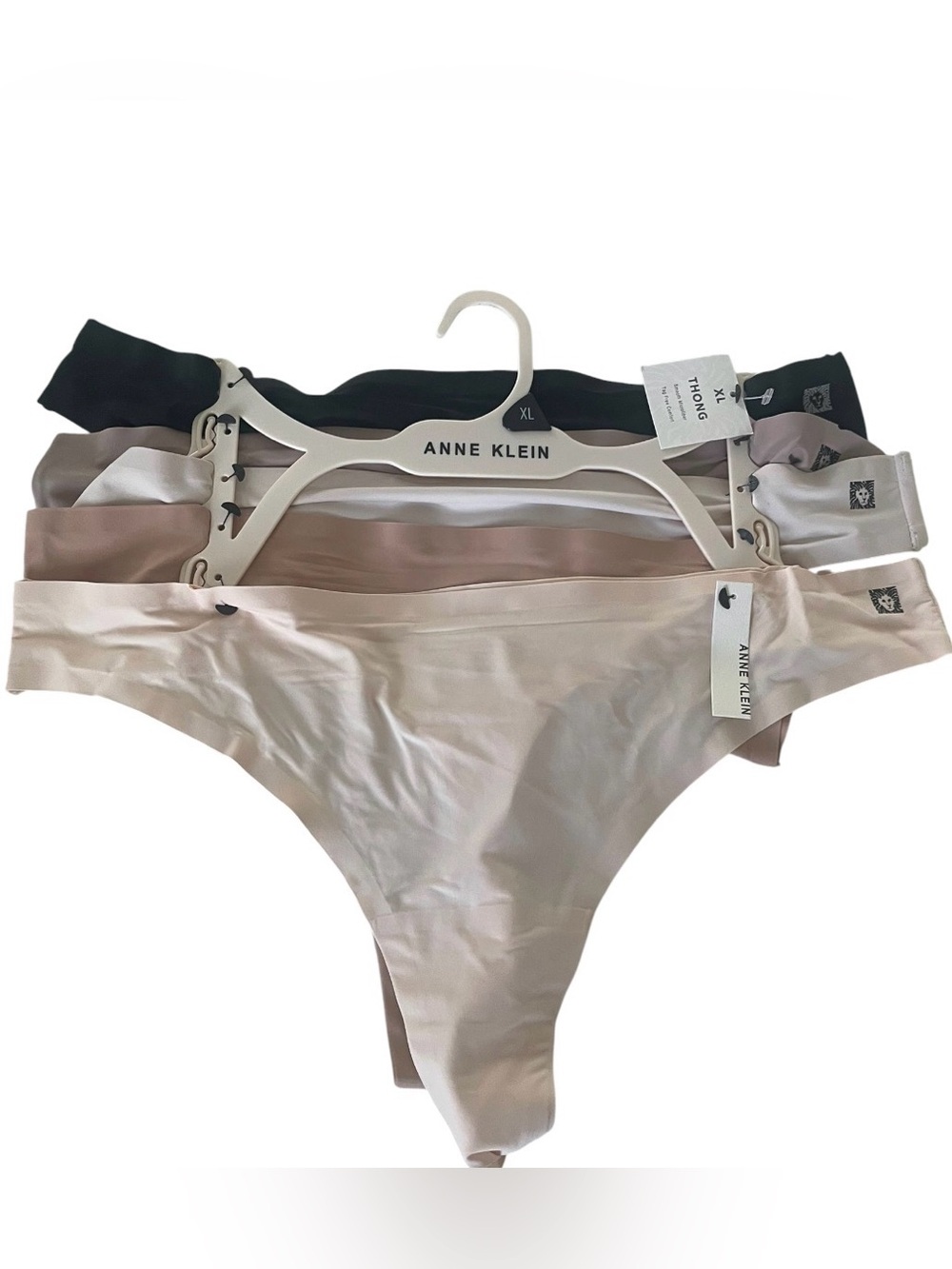 Anne Klein Size XL 5 Piece Thong Set New With Tags